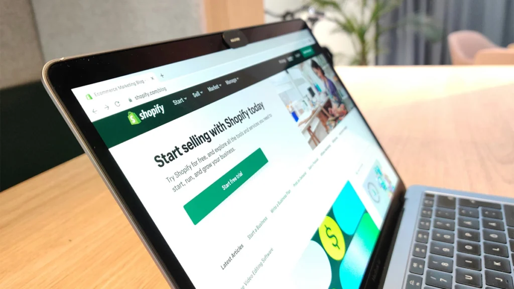 Website with Shopify
