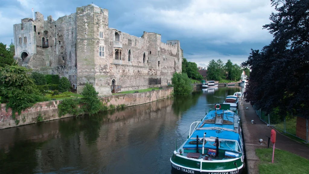 Newark Castle and river