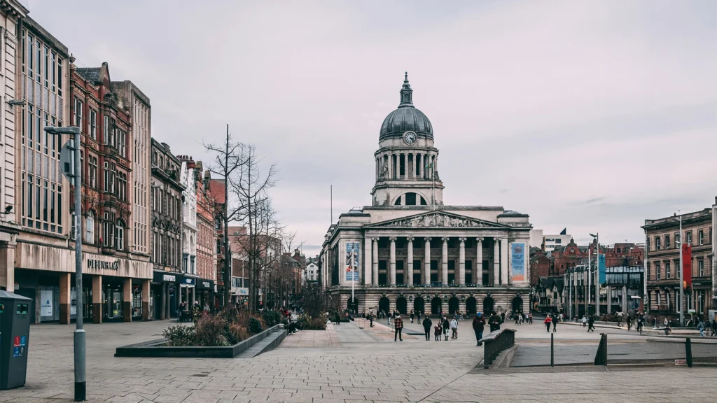 Nottingham city center