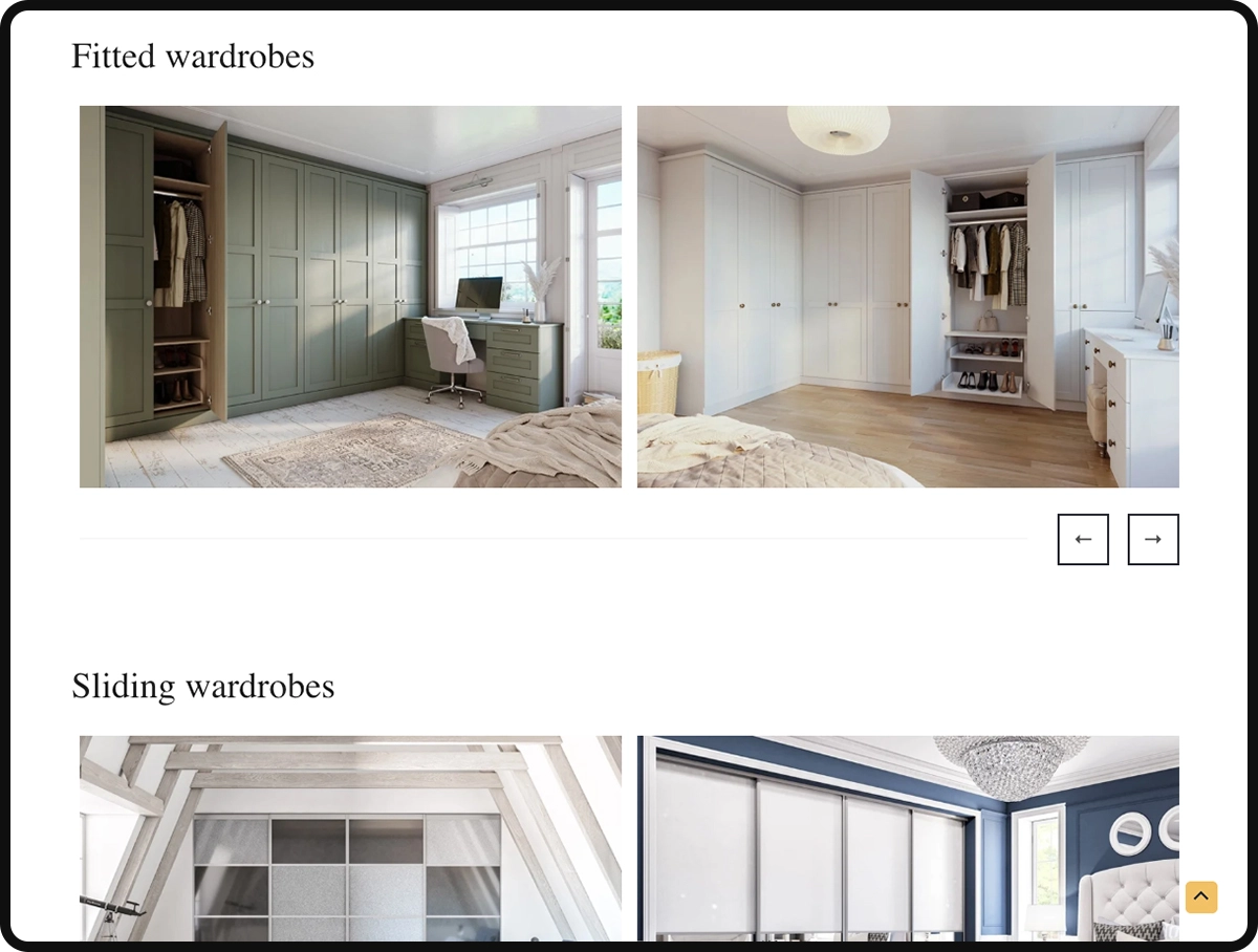 Screenshot of Estu Ltd website redesign