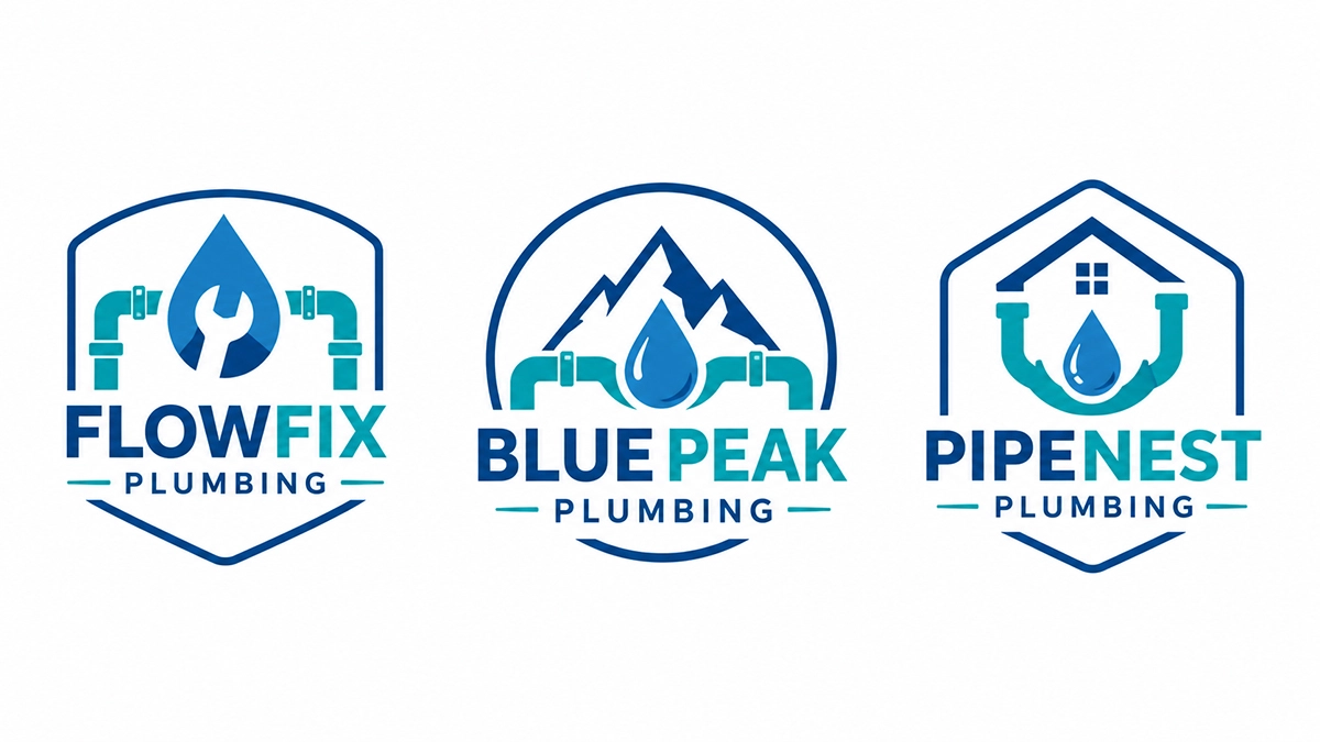 AI generated plumbing logos