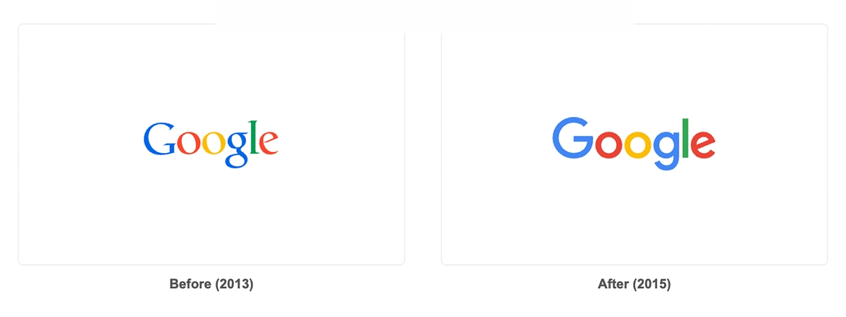 Google small logo refresh example