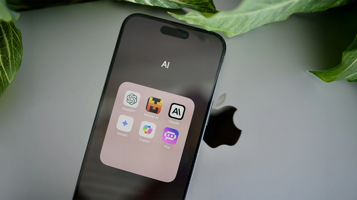Phone with different AI apps